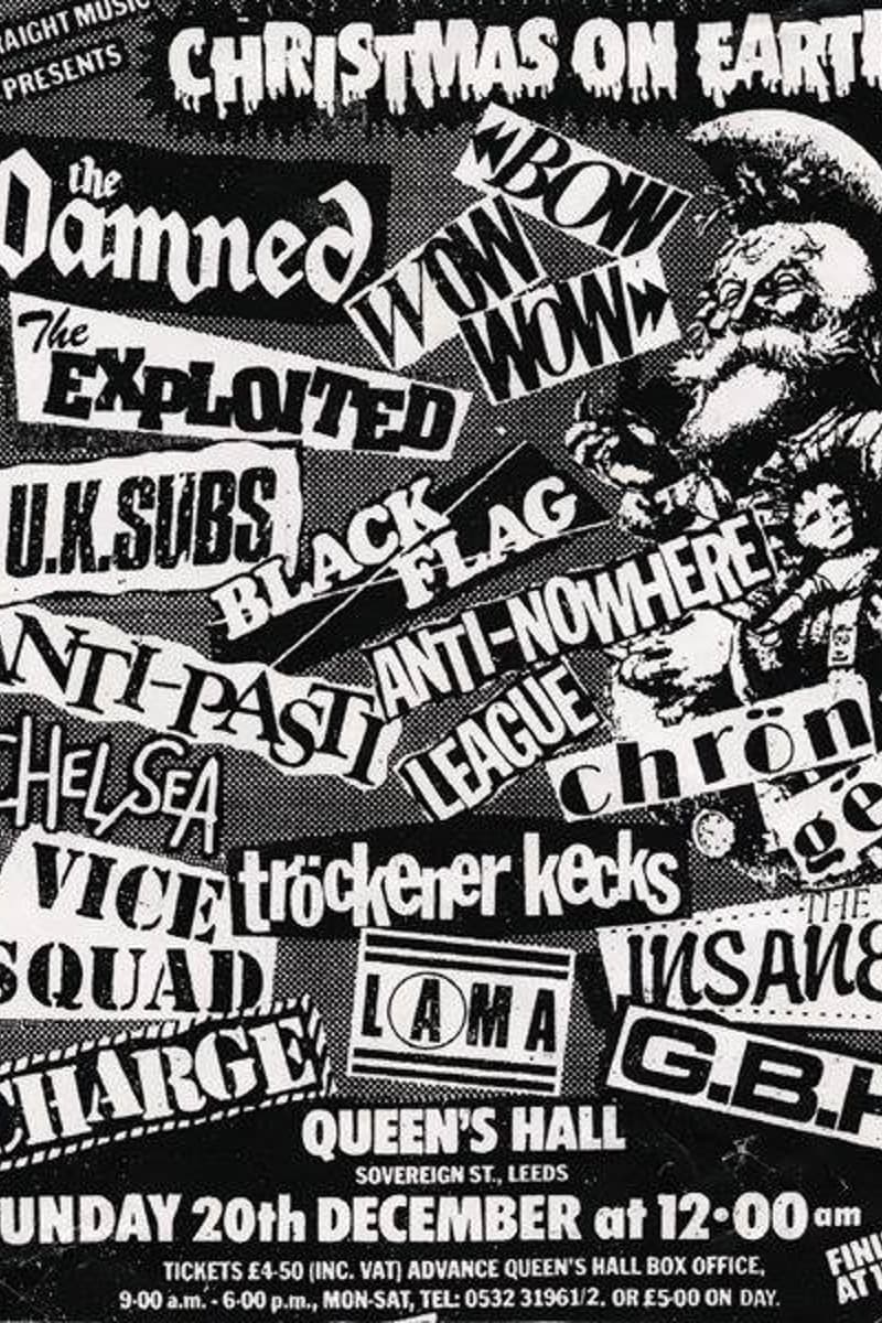 Bow Wow Wow, Anti-Past, G.B.H., Black Flag, Vice Squad - at Queen's Hall - Leeds - Dec 20, 1981