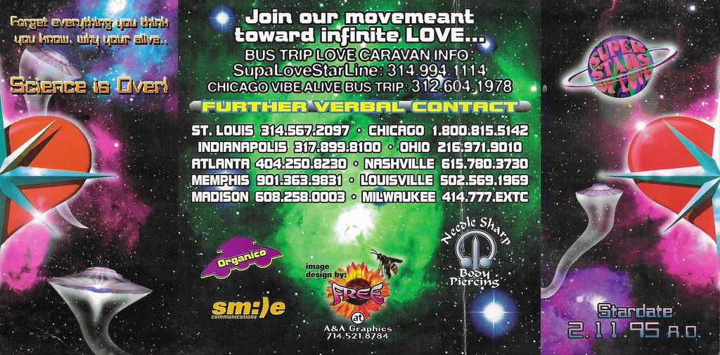 Super Stars of Love - Multiple cities listed - Feb 11, 1995