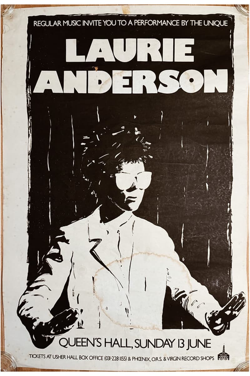Laurie Anderson - at Queen's Hall - Edinburgh - Jun 13, 1982
