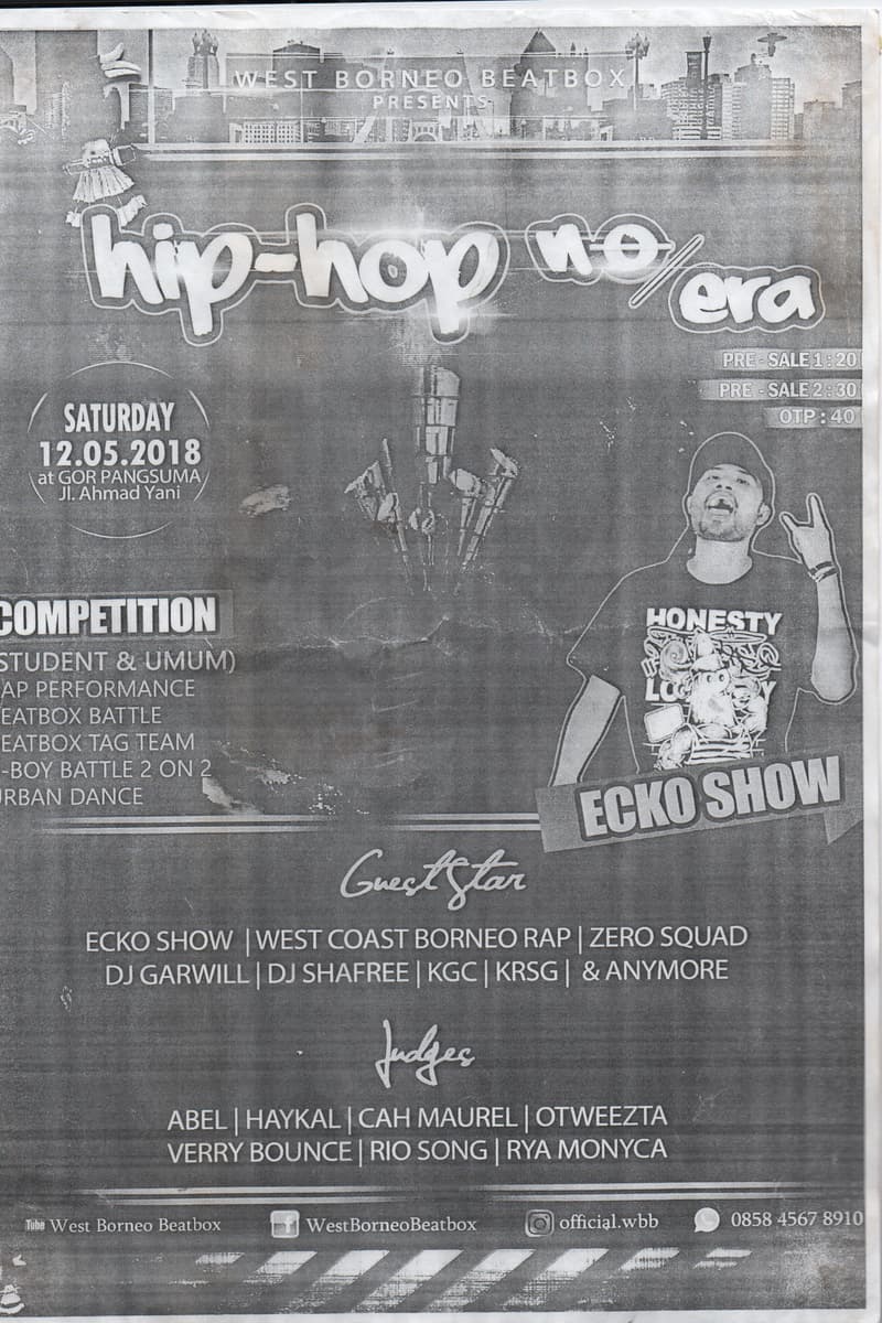KGC, West Coast Borneo Rap, Ecko Show, DJ Garwill, Zero Squad - at GOR Pangsuma - Pontianak (West Borneo/Kalimantan Barat, Indonesia) - May 12, 2018