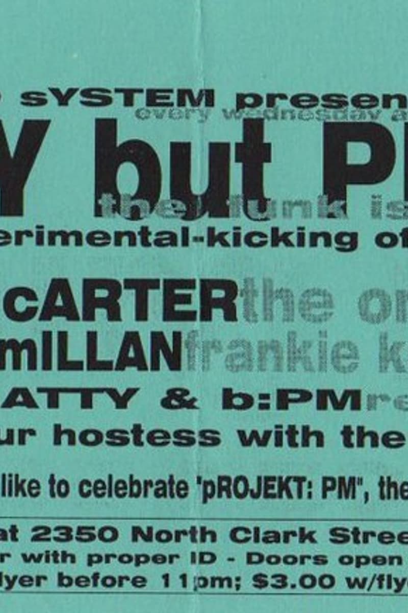 Matty, Oscar McMillan, Claudia, B:PM, Derrick Carter - at Neo Nightclub - Chicago, IL - May 22, 1996