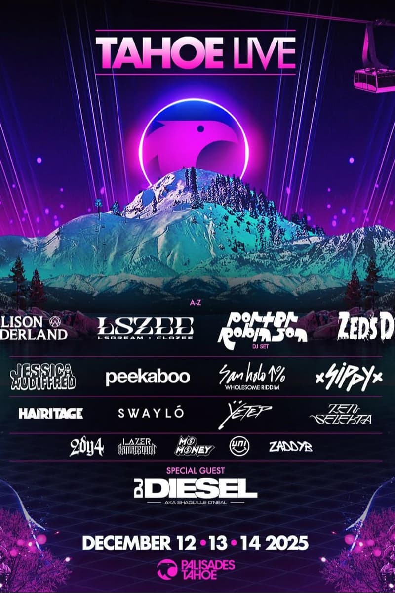Swayló, Hairitage, Uni, ZaddyB, Porter Robinson (DJ Set) - Lake Tahoe, CA - Dec 12, 2025