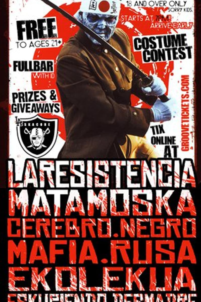 Matamoska, Cerebro Negro, Eskupiendo Desmadre, La Resistencia, Mafia Rusa - at Ultraviolet Los Angeles (UVLA) - Los Angeles, CA - Oct 31, 2010