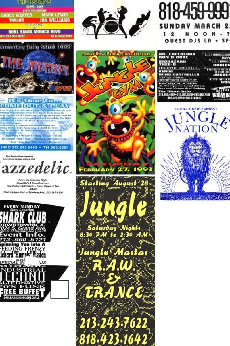 DJ Zero, Taylor, Gary Blite, Dr. Freecloud, Alex I - Los Angeles / New York, CA / NY - Feb 27, 1993