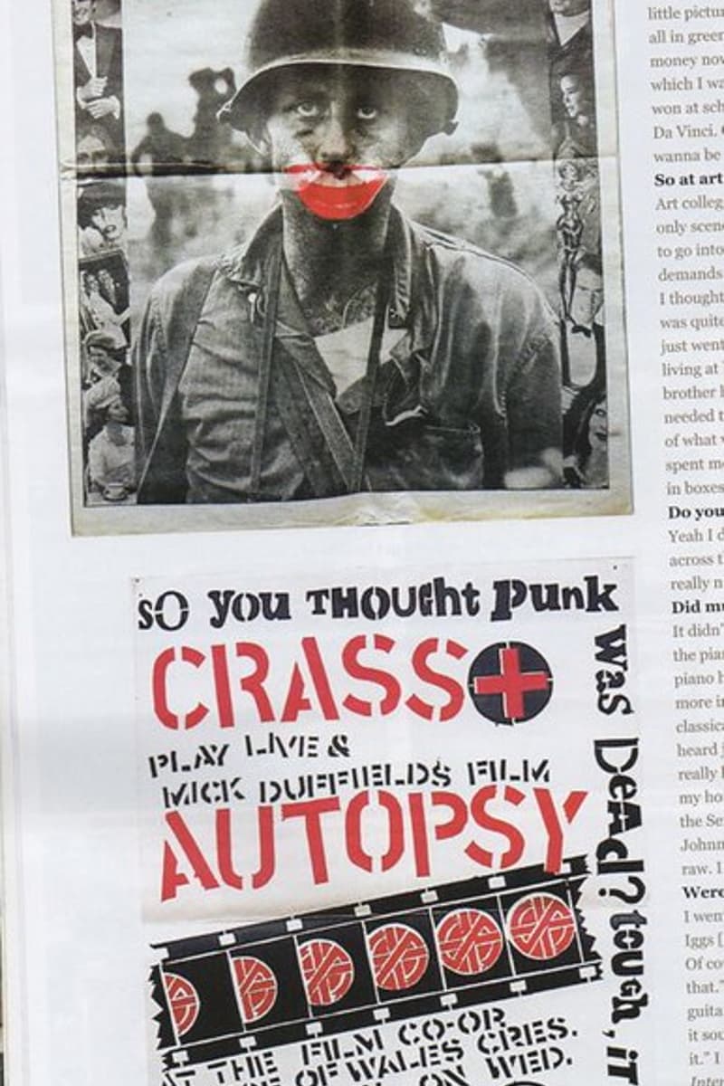 Crass - at The Film Co-op, Prince of Wales Cres. - London