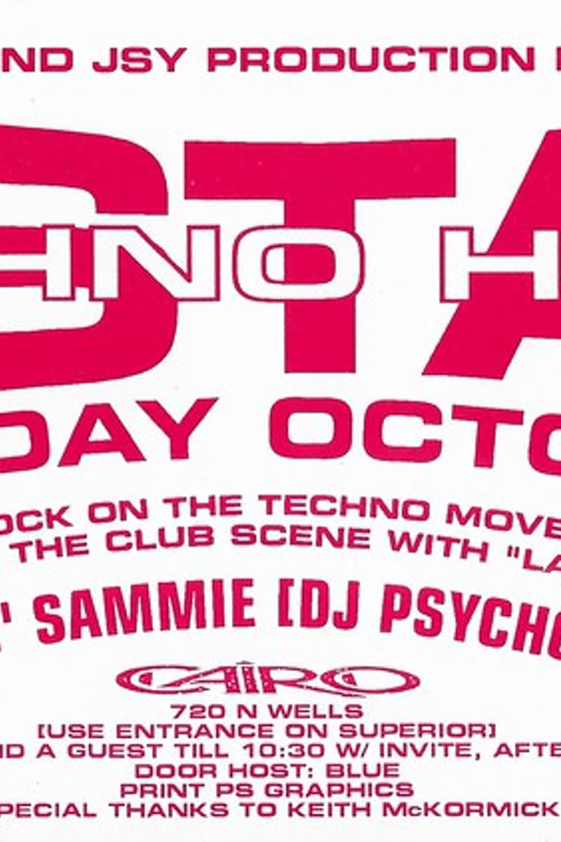Spinnin' Sammie (DJ Psycho Bitch) - at Cairo - Chicago, IL - Oct 3, 1992