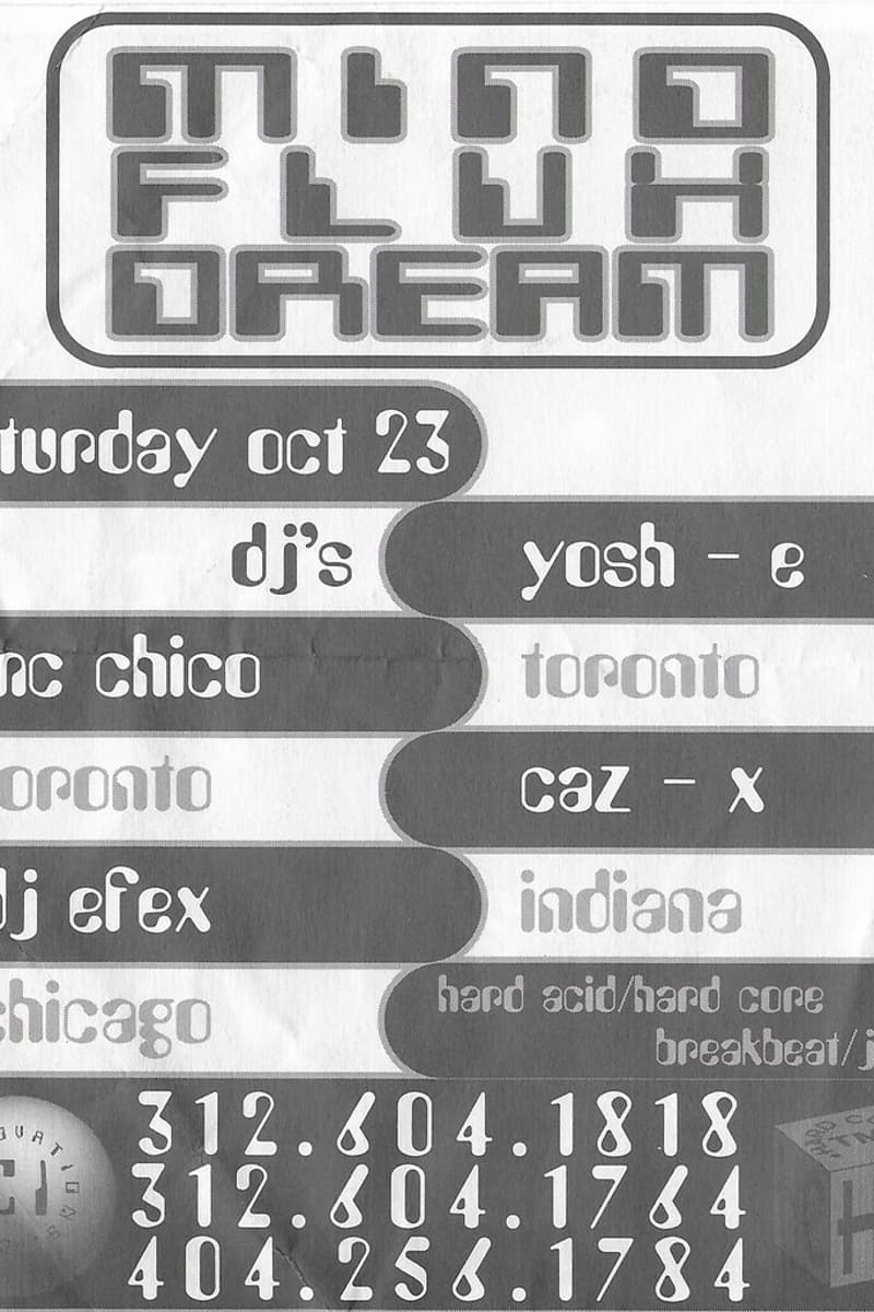 DJ Efex, Caz-X, Yosh-E, MC Chico - at Mind Flow Dream - Chicago, IL