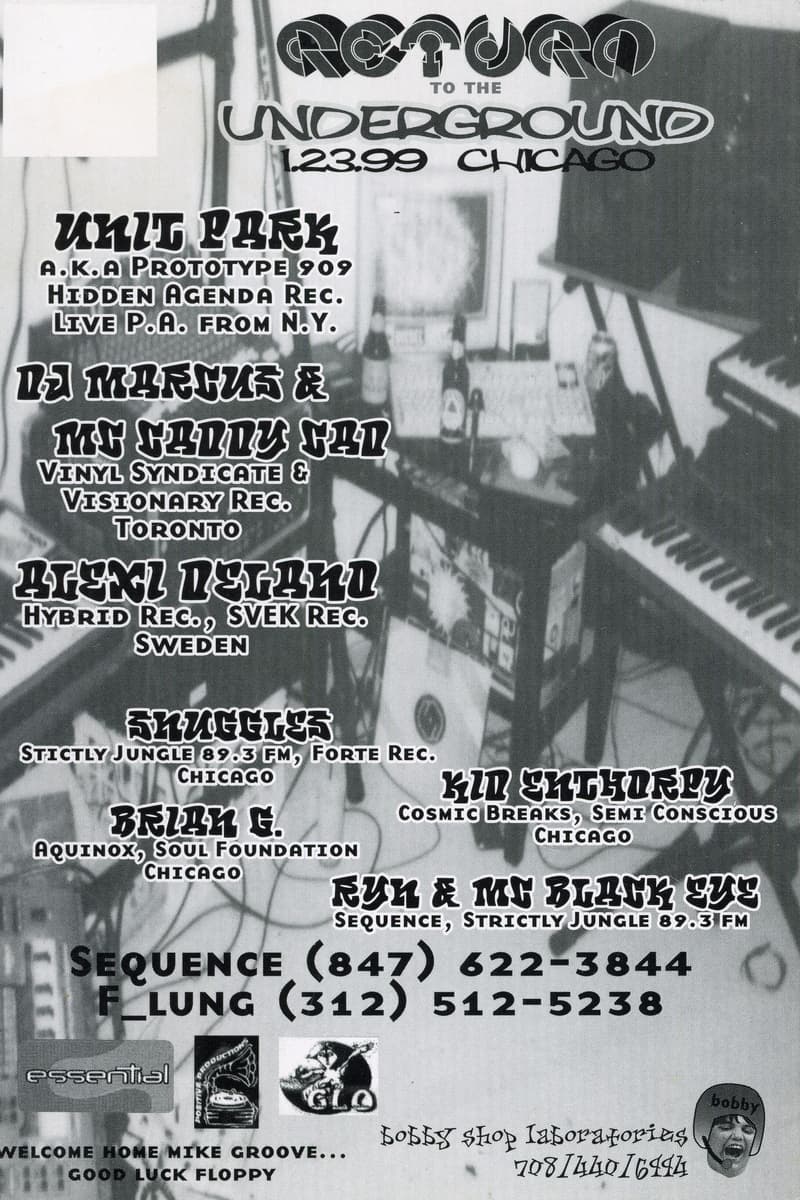 MC Black Eye, MC Candy Cad, Snuggles, Alexi Delano, Brian G. - Chicago, IL - Jan 23, 1999
