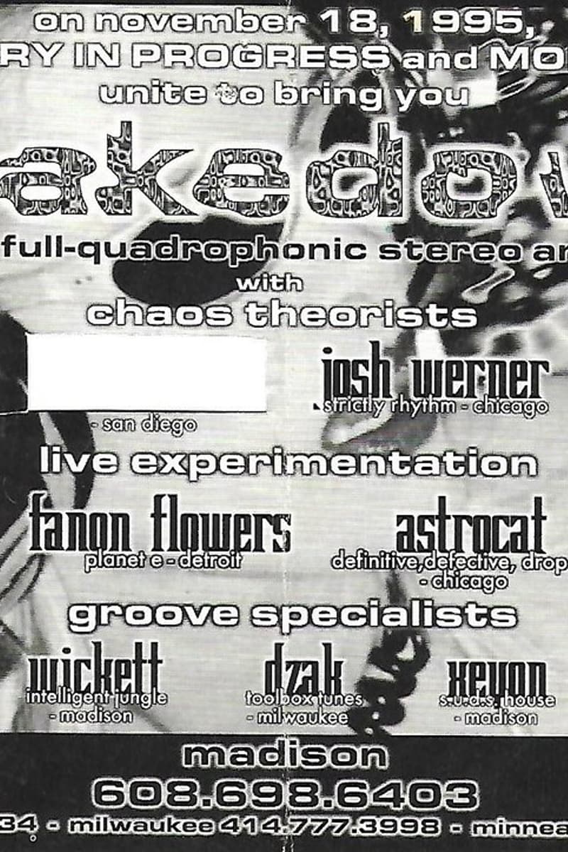 Astrocat, Wickett, Xevon, Dzak, Josh Werner - Madison, WI - Nov 18, 1995