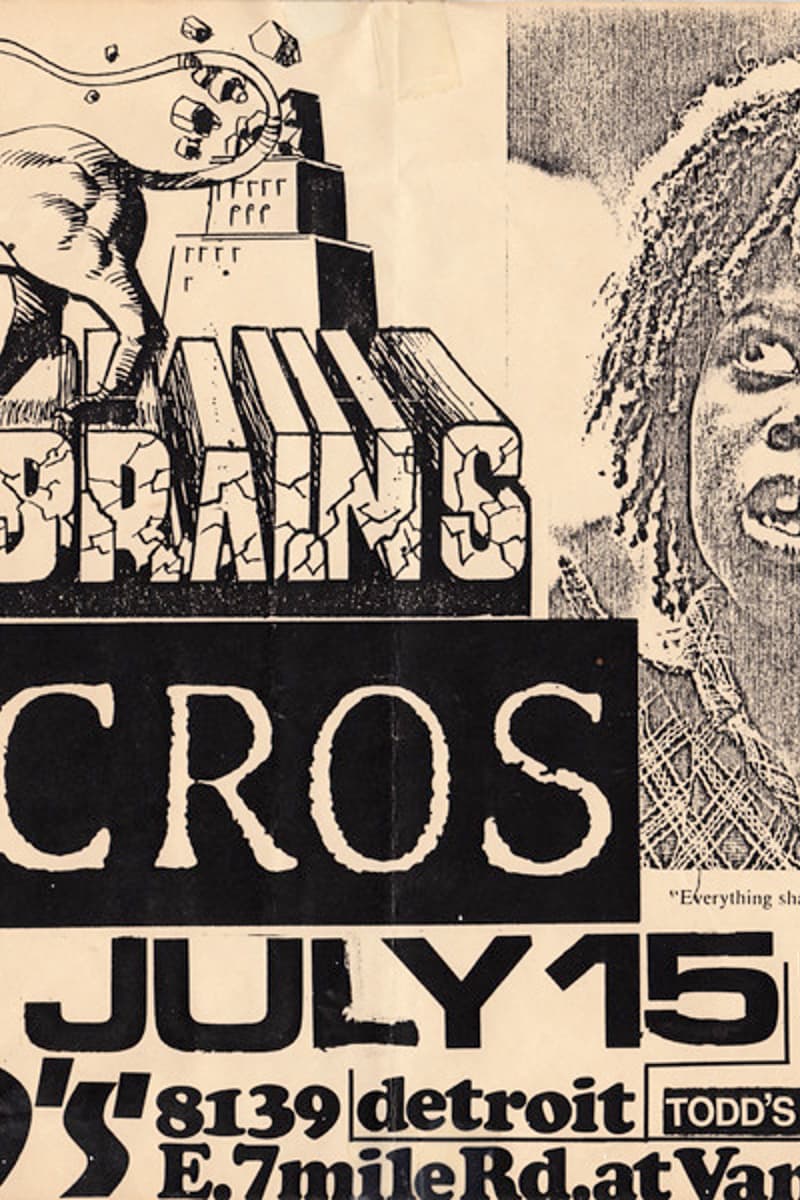 Bad Brains, Necros - at Todd's - Detroit, MI
