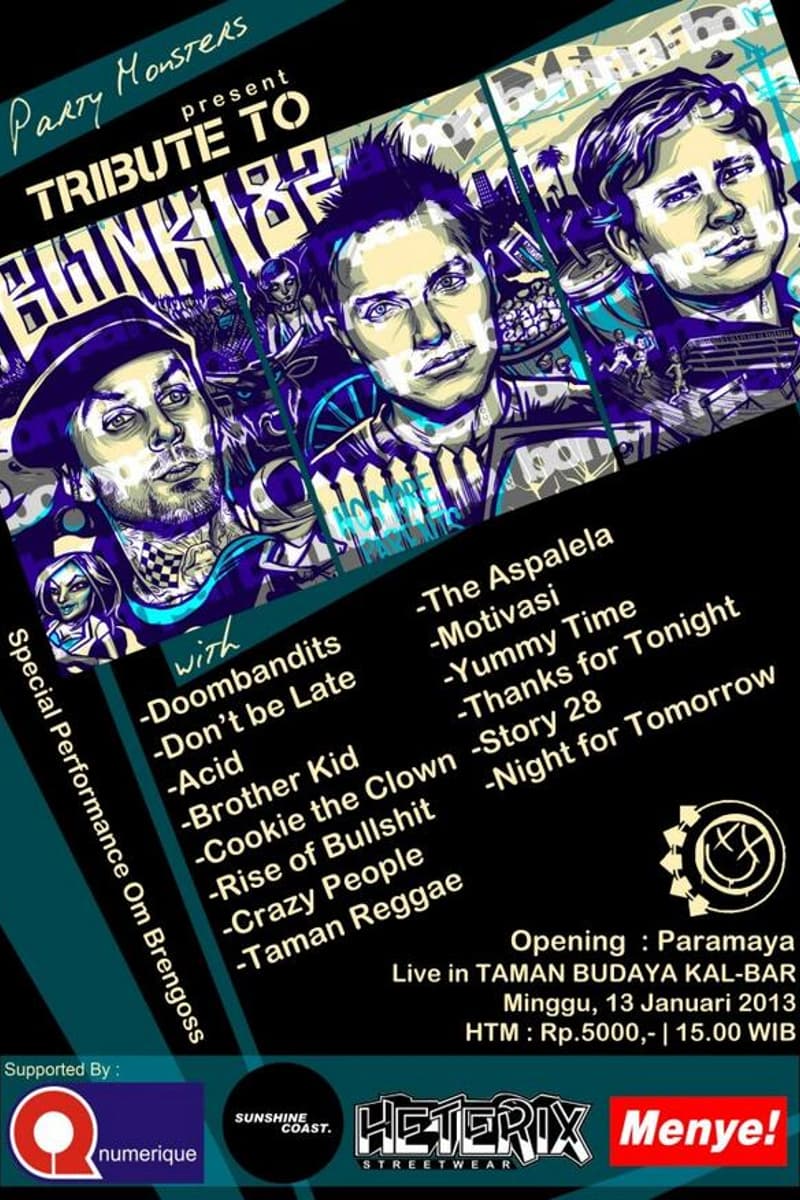 Cookie the Clown, Thanks for Tonight, The Aspalela, Crazy People, Paramaya - at Taman Budaya Kal-Bar - Kalimantan Barat - Jan 13, 2013