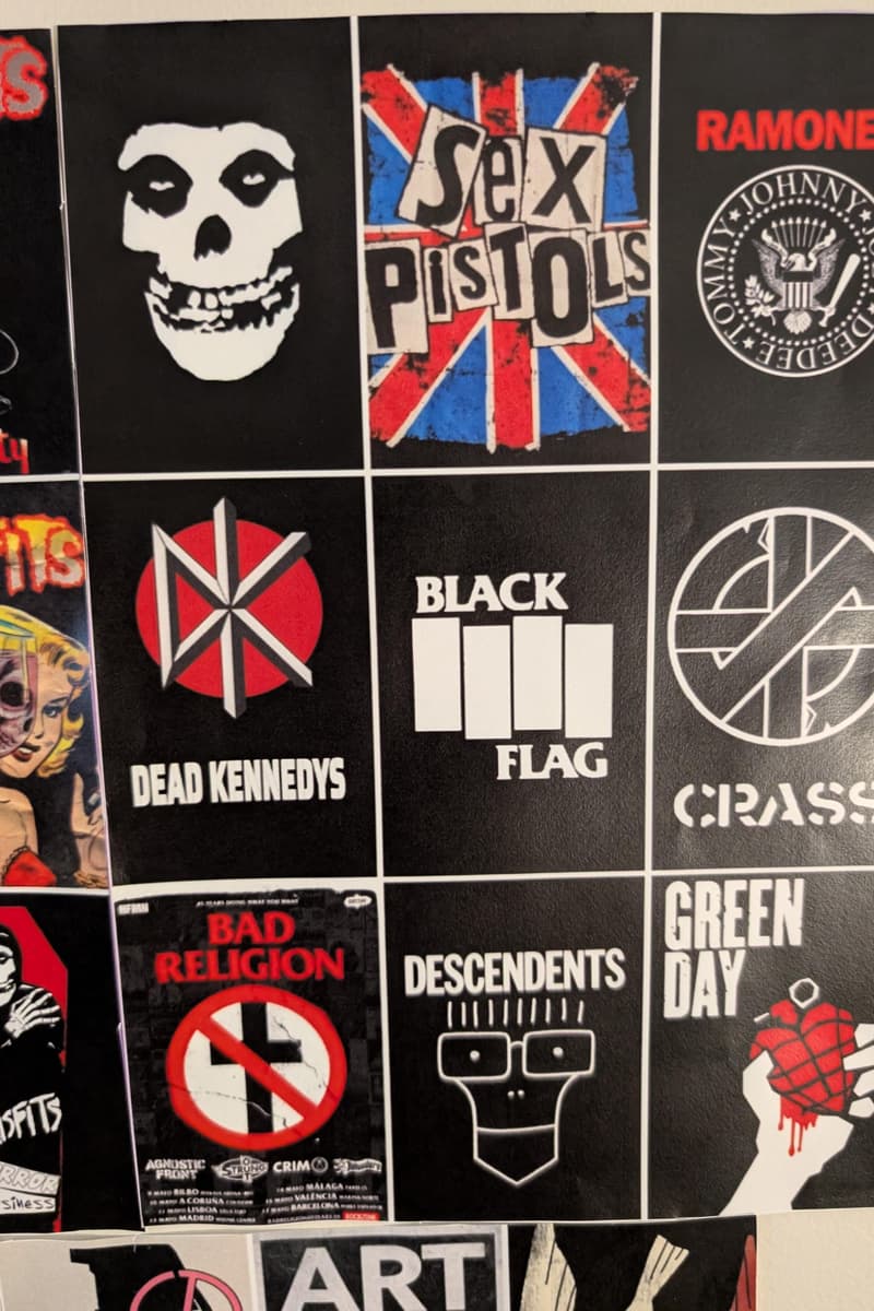 Green Day, Crass, Descendents, Misfits, Black Flag - Bilbo, Acoruña, Lisboa, Malaga, Valencia, Barcelona, Madrid (multiple Spanish cities visible)