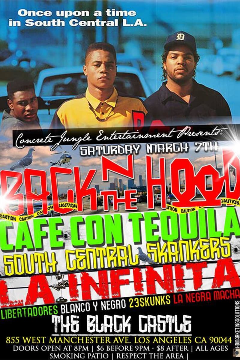 La Infinita, 23Skunks, Libertadores, Blanco Y Negro, South Central Skankers - at The Black Castle - Los Angeles, CA - Mar 7, 2015
