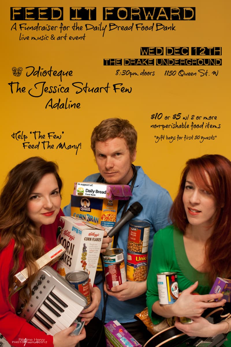 Adaline, Idioteque, The Jessica Stuart Few - at The Drake Underground - Toronto - Dec 12, 2012