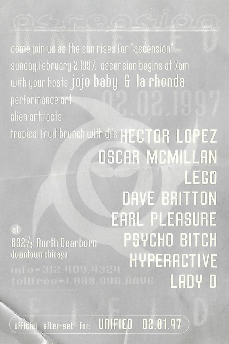 La Rhonda, Lady D, Lego, Hector Lopez, Earl Pleasure - at Ascension - Chicago, IL - Feb 2, 1997