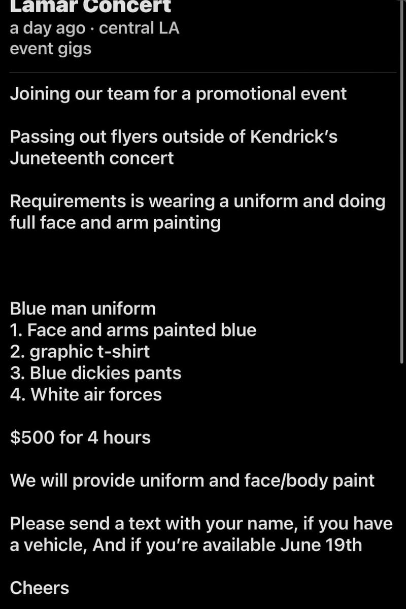 Kendrick Lamar - Los Angeles, CA - Jun 19, 2025