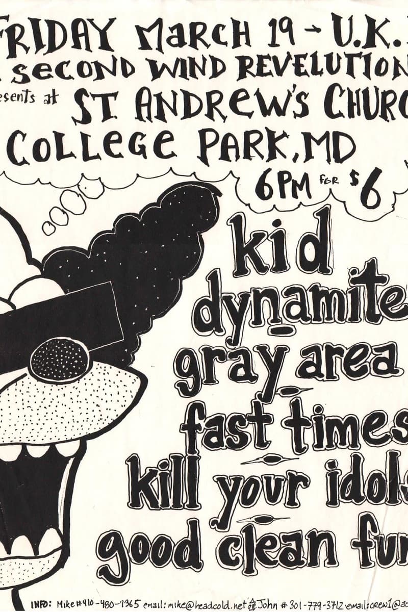 Kid Dynamite, Gray Area, Kill Your Idols, Fast Times, Good Clean Fun - at St. Andrew's Church - College Park, MD