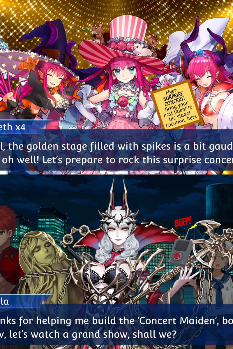 Elizabeth x4, Carmilla - at Concert Maiden