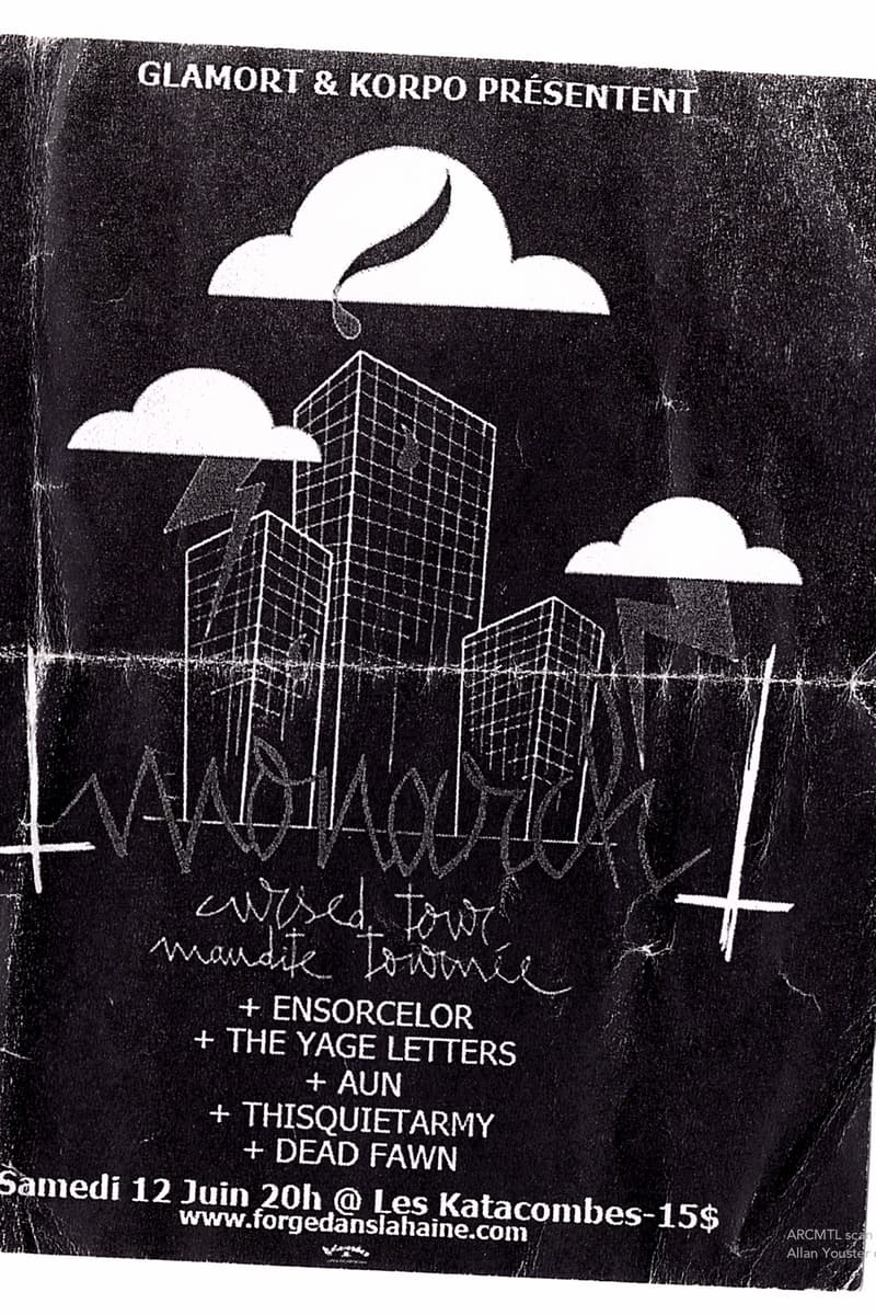 Monarch, Aun, Thisquietarmy, Ensorcelor, Dead Fawn - at Les Katacombes - Montreal