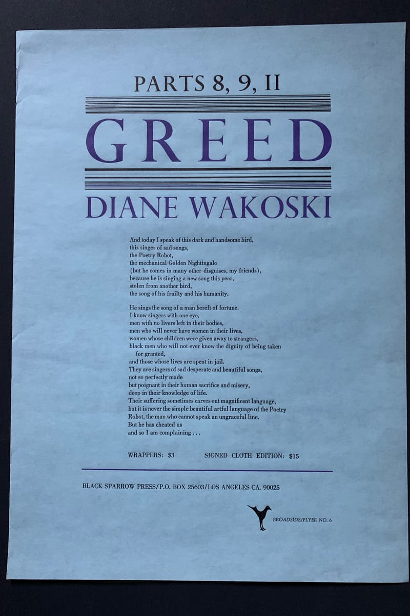 Diane Wakoski - Los Angeles, CA