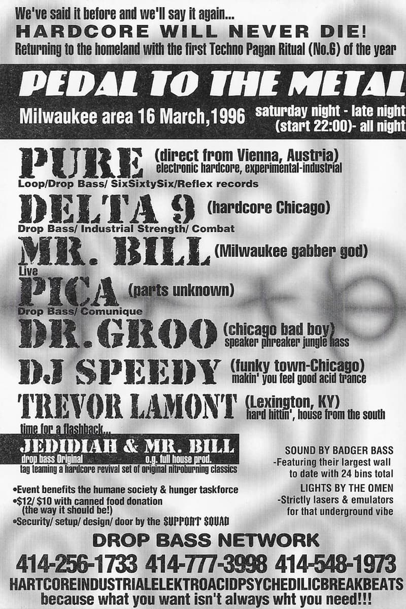 DJ Speedy, Delta 9, Trevor Lamont, Pica, Jedidiah - Milwaukee, WI - Mar 16, 1996
