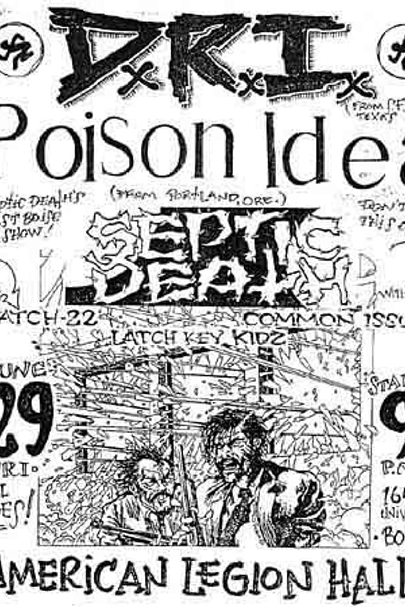 Common Issue, Catch-22, D.R.I., Latch Key Kidz, Poison Idea - at American Legion Hall - Boise, ID