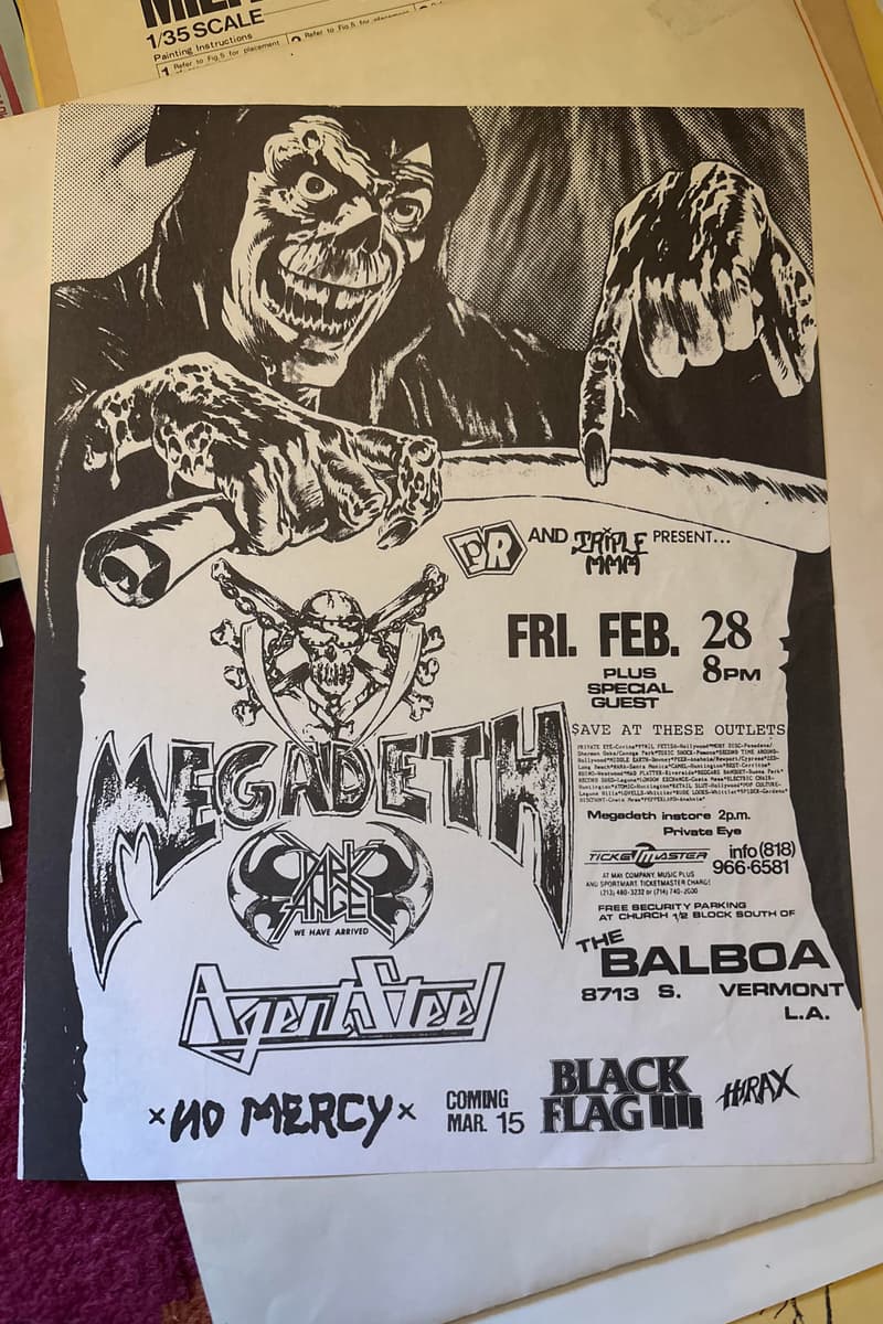 Dark Angel, Megadeth, Black Flag, Anthrax, No Mercy - at The Balboa - Los Angeles, CA - Feb 28, 1986