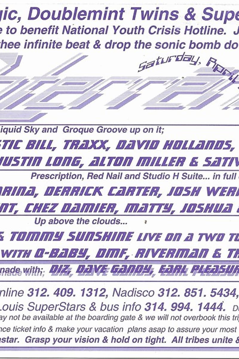 Chez Damier, Q-Baby, OMF, Mark Farina, Gene Farris - Chicago, IL - Apr 29, 1995
