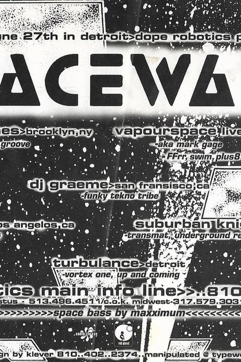 DJ Graeme, DJ Liquid, Turbulance, Suburban Knight, Vapourspace Live (aka Mark Gage) - Detroit, MI
