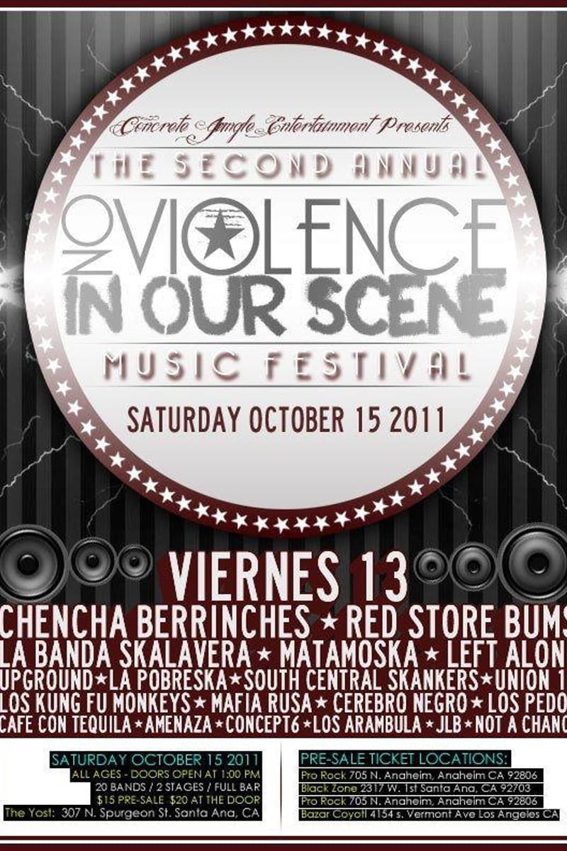 Union 13, Matamoska, Amenaza, Upground, Chencha Berrinches - Santa Ana, CA - Oct 15, 2011