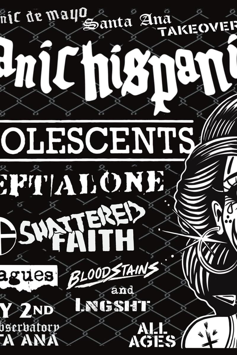 LNGSHT, Bloodstains, Manic Hispanic, Adolescents, Shattered Faith - at The Observatory - Santa Ana, CA - May 2, 2025