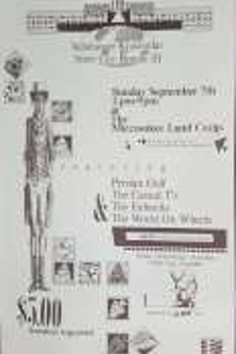 The World on Wheels, Pryon God, Sad Lovers, The Foetal Tv - at Maccabean Land Centre - Sep 7, 1995