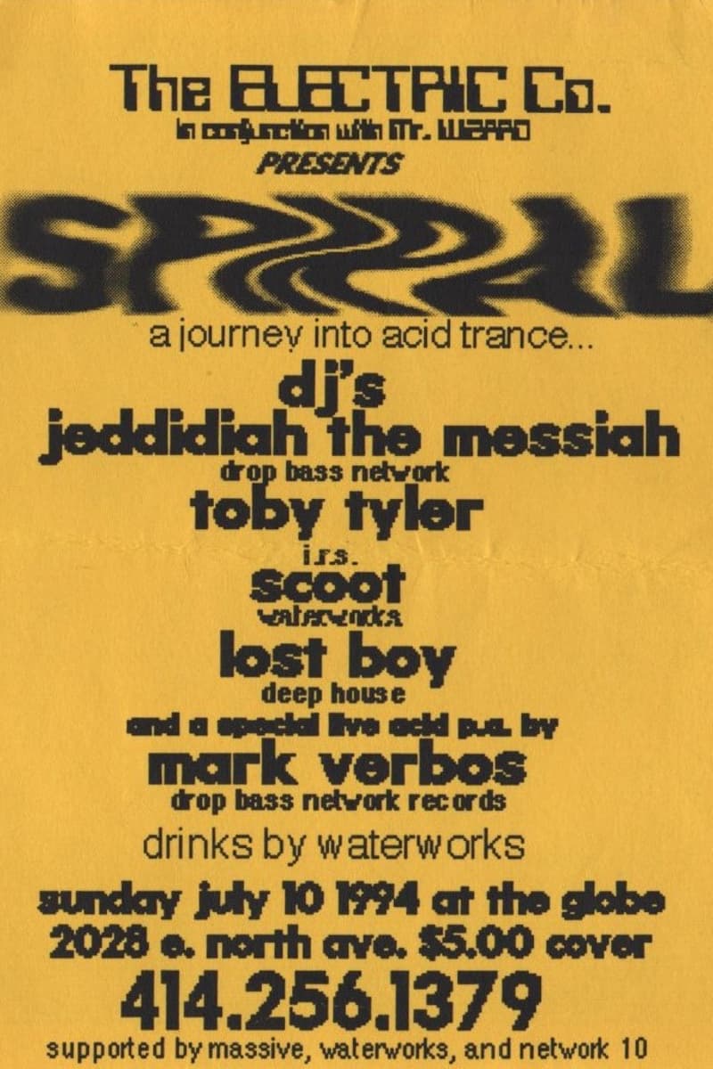 Scoot, Jeddidiah the Messiah, Lost Boy, Mark Verbos, Toby Tyler - at The Globe - Milwaukee, WI - Jul 10, 1994