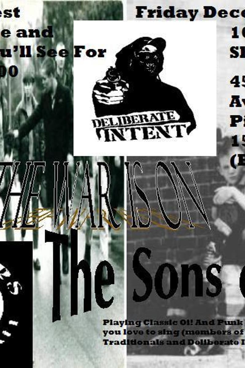 Howlers Coyote Call, Deliberate Intent, The War Is On, The Sons of Oi! - Pittsburgh, PA - Dec 14, 2001