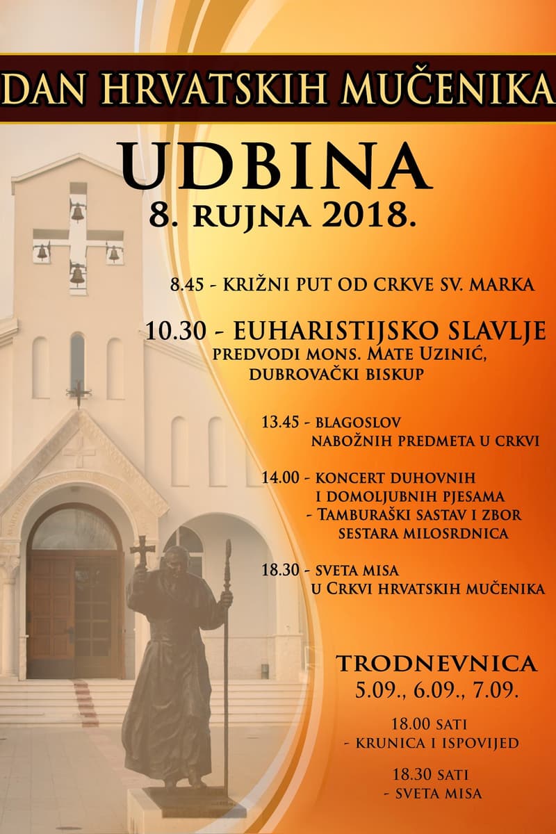 Tamburaški sastav i zbor sestara milosrdnica - at Crkva hrvatskih mučenika / Crkva Sv. Marka - Udbina - Sep 8, 2018