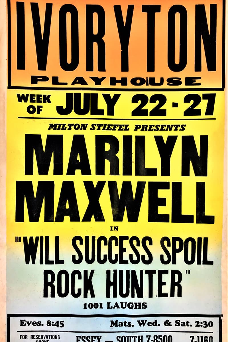 Marilyn Maxwell - at Ivoryton Playhouse - Ivoryton, CT