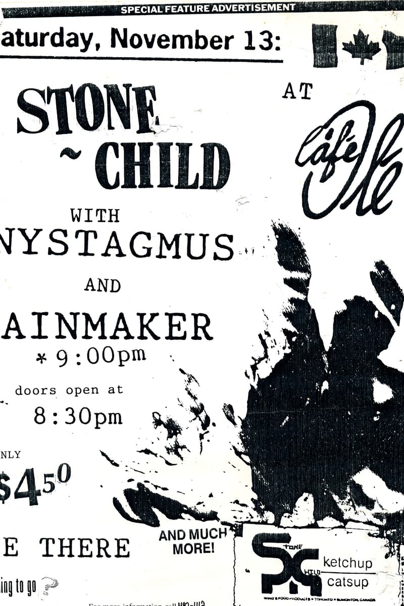 Rainmaker, Stone Child, Nystagmus - at Café Ol