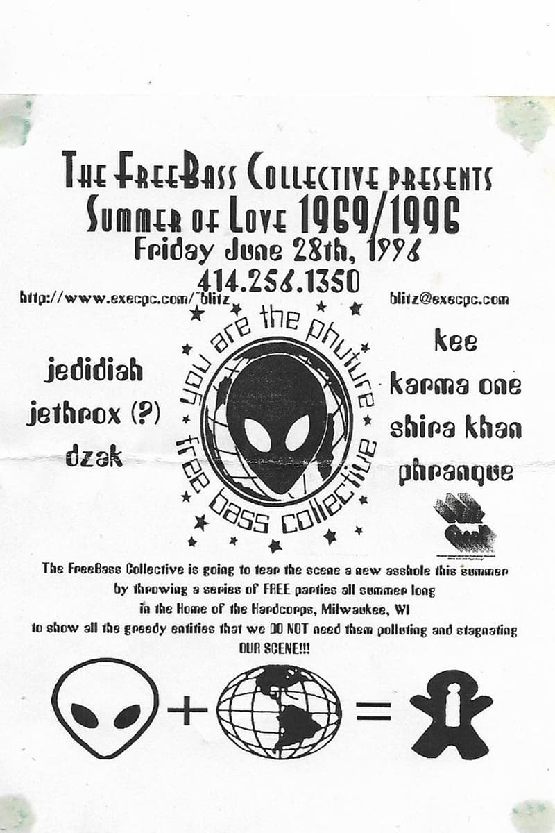 shira khan, Karma One, Dzak, Jedidiah, Kee - at Home of the Hardcorps - Milwaukee, WI - Jun 28, 1996