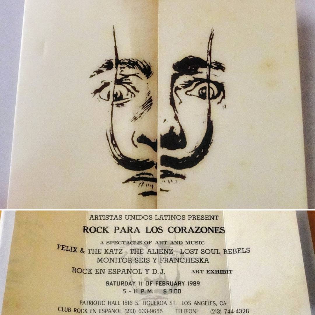 Monitor Seis y Francheska, Felix & The Katz, The Alienz, Lost Soul Rebels - at Patriotic Hall - Los Angeles, CA - Feb 11, 1989