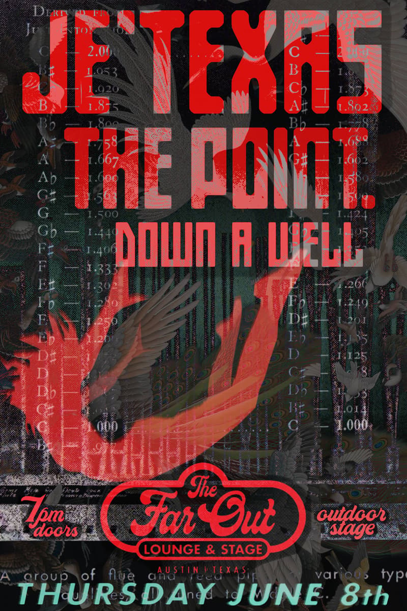 The Point, Down A Well, Jet Texas - at The Far Out Lounge & Stage - Austin, TX - Jun 8, 2023
