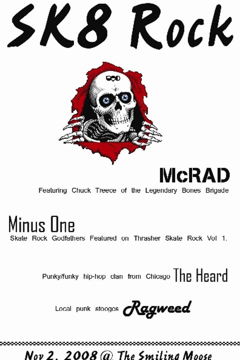 Ragweed, Minus One, McRAD, The Heard - at The Smiling Moose - Nov 2, 2008