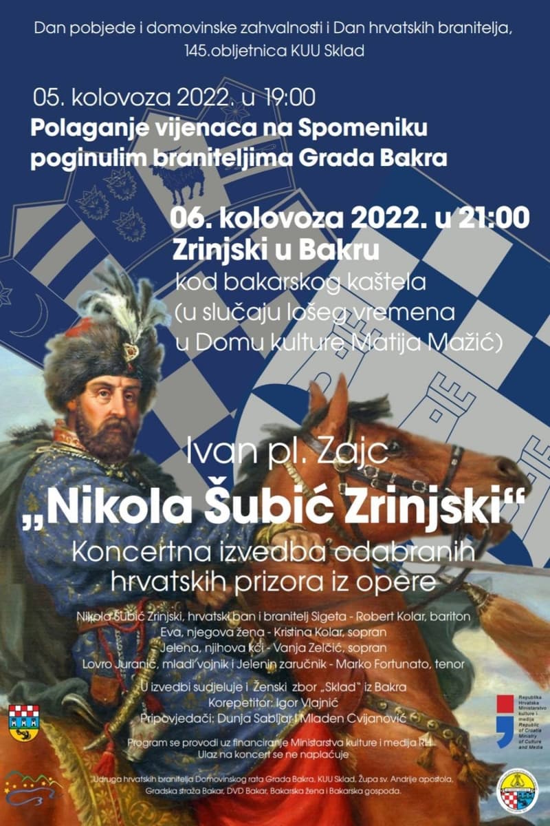 Kristina Kolar, Robert Kolar, Igor Vlajnić, Dunja Sabljar, Vanja Zelčić - at Kod bakarskog kaštela (backup: Dom kulture Matija Mažić) - Bakra (Bakar, Croatia), Croatia (Hrvatska) - Aug 6, 2022