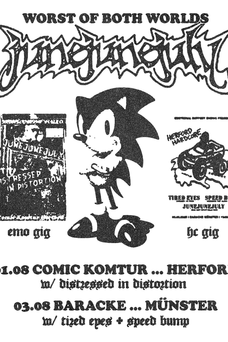 JuneJuneJuly, Speed Bump, Distressed in Distortion, Tired Eyes - at Comic Komtur / Baracke - Herford / Münster