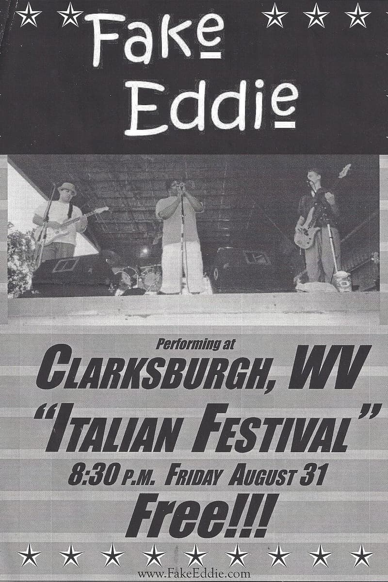 Fake Eddie - at Clarksburgh WV Italian Festival - Clarksburgh, WV