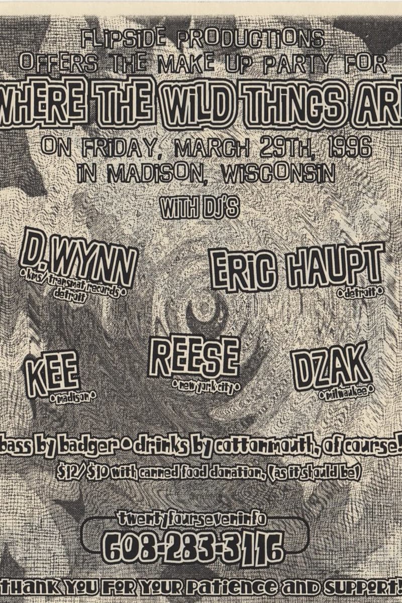Dzak, D. Wynn, Kee, Eric Haupt, Reese - at Cottonmouth - Madison, WI - Mar 29, 1996
