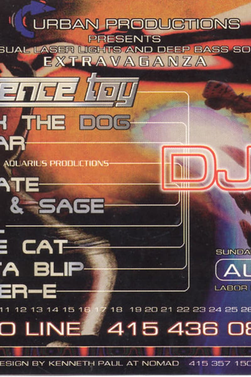 UFO & Sage, Game Cat, NOEL, Ornate, Felix The Dog - San Francisco, CA - Aug 31, 1997