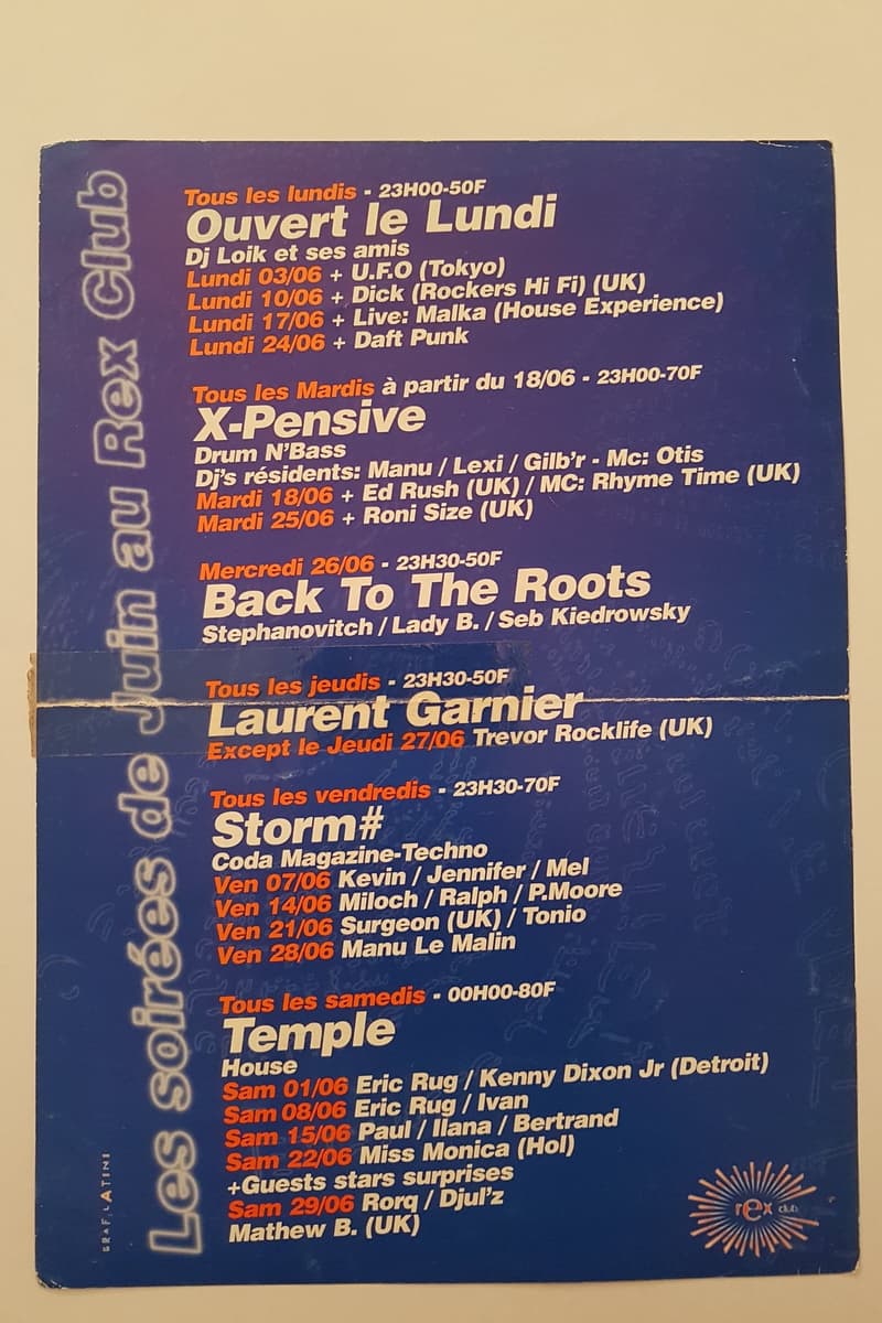 Roni Size, Laurent Garnier, Lexi, MC Otis, Djul'z - Paris