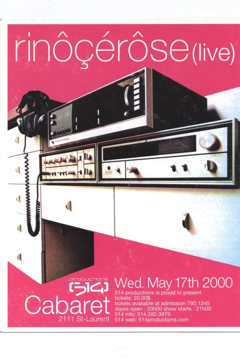 Rinôçérôse - at Cabaret - Montreal - May 17, 2000