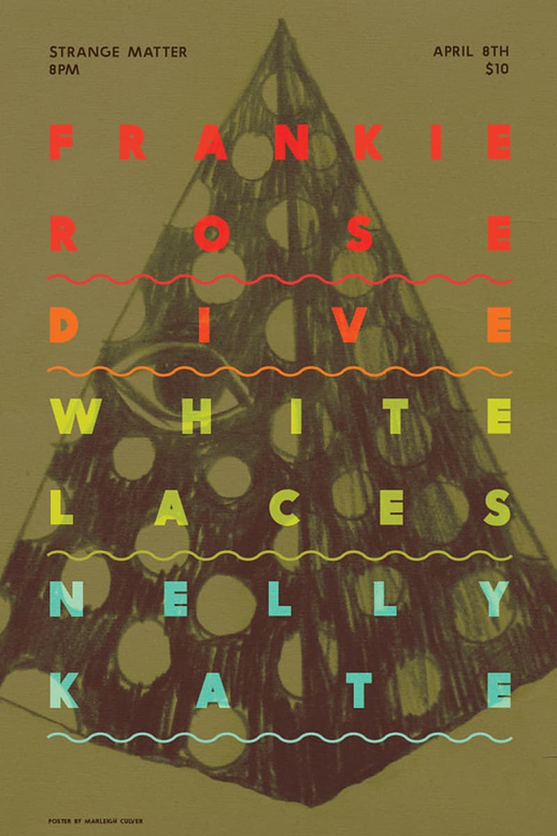 Frankie Rose, White Laces, Nelly Kate, Dive - at Strange Matter - Richmond, VA - Apr 8, 2012