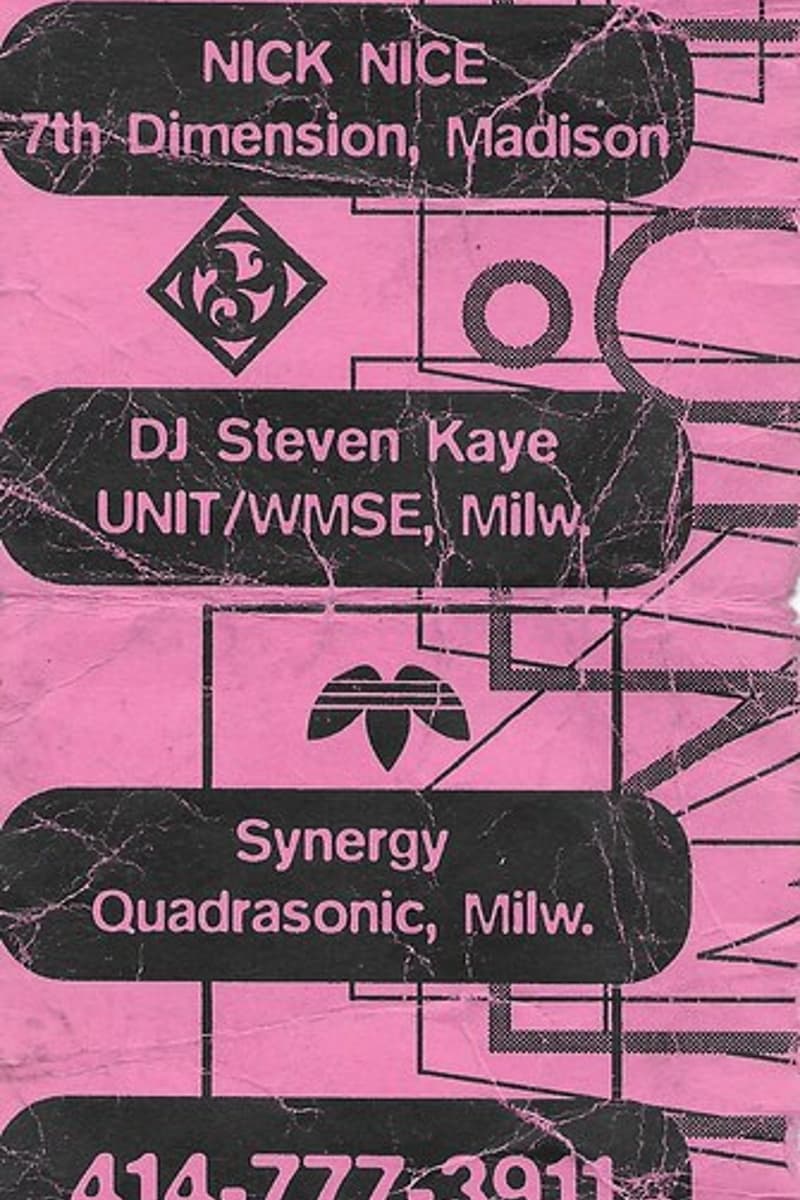 DJ Steven Kaye, Nick Nice, Synergy - Milwaukee, WI - Mar 9, 1996